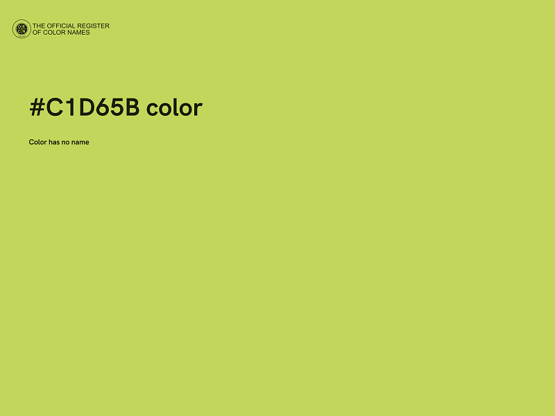 #C1D65B color image