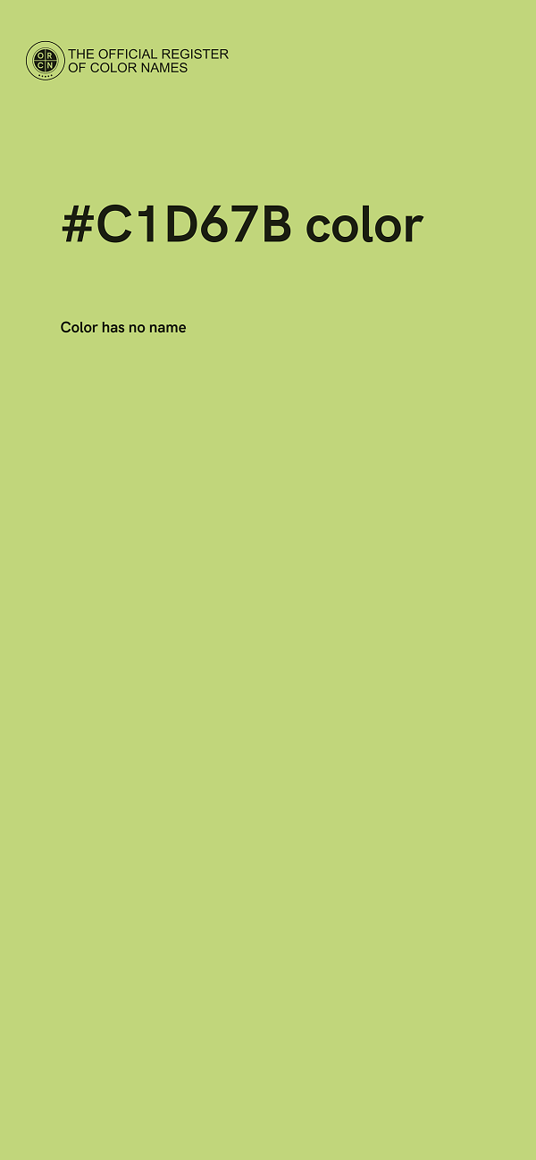 #C1D67B color image