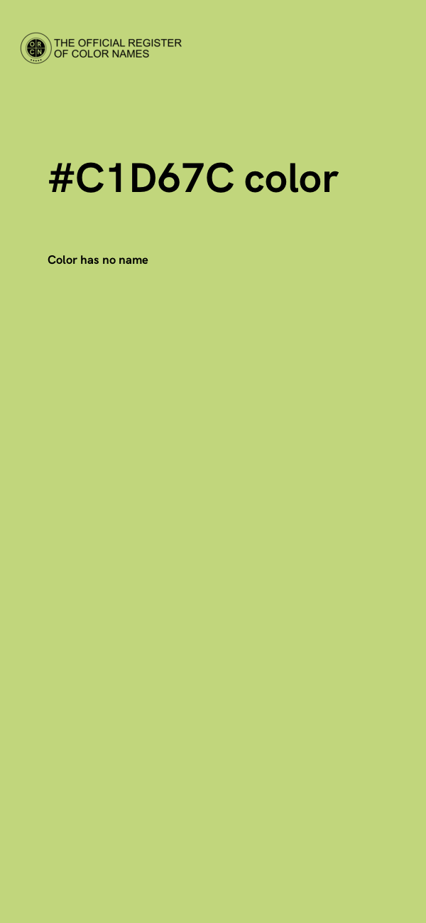 #C1D67C color image