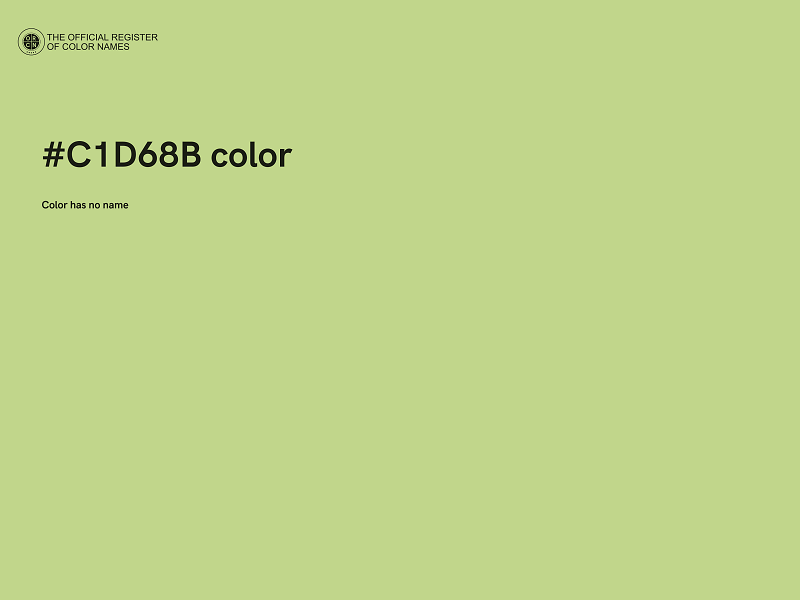 #C1D68B color image