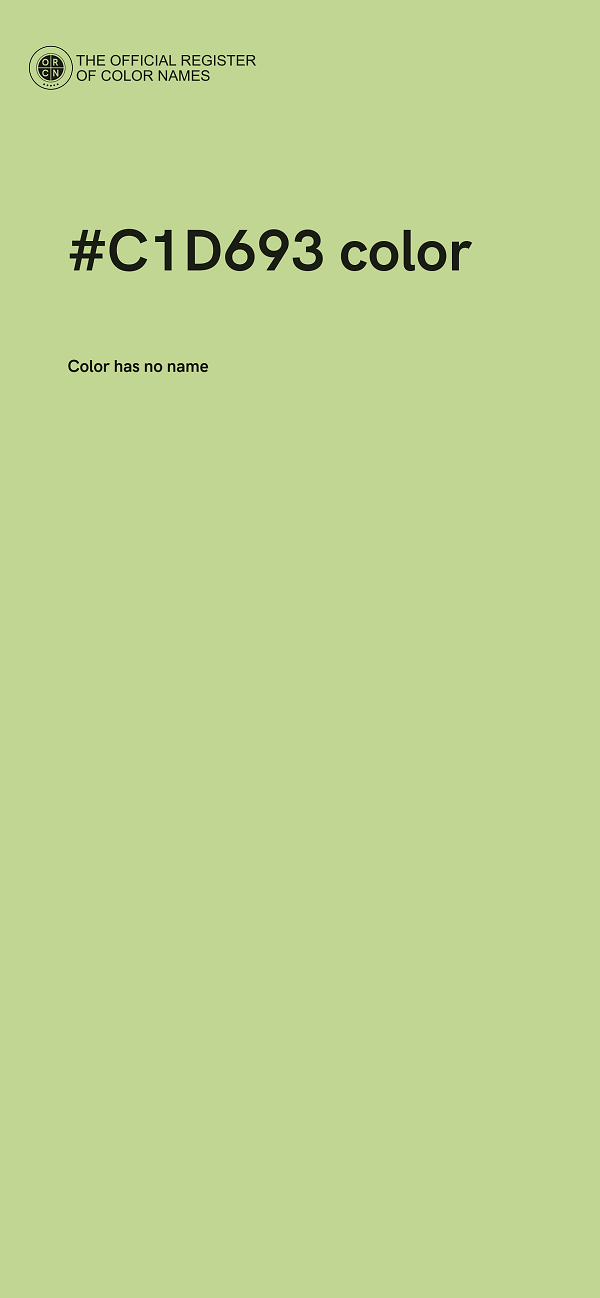 #C1D693 color image