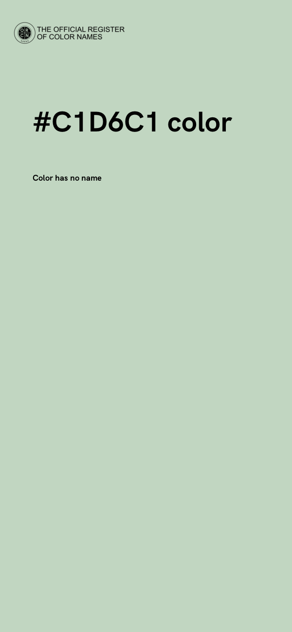 #C1D6C1 color image
