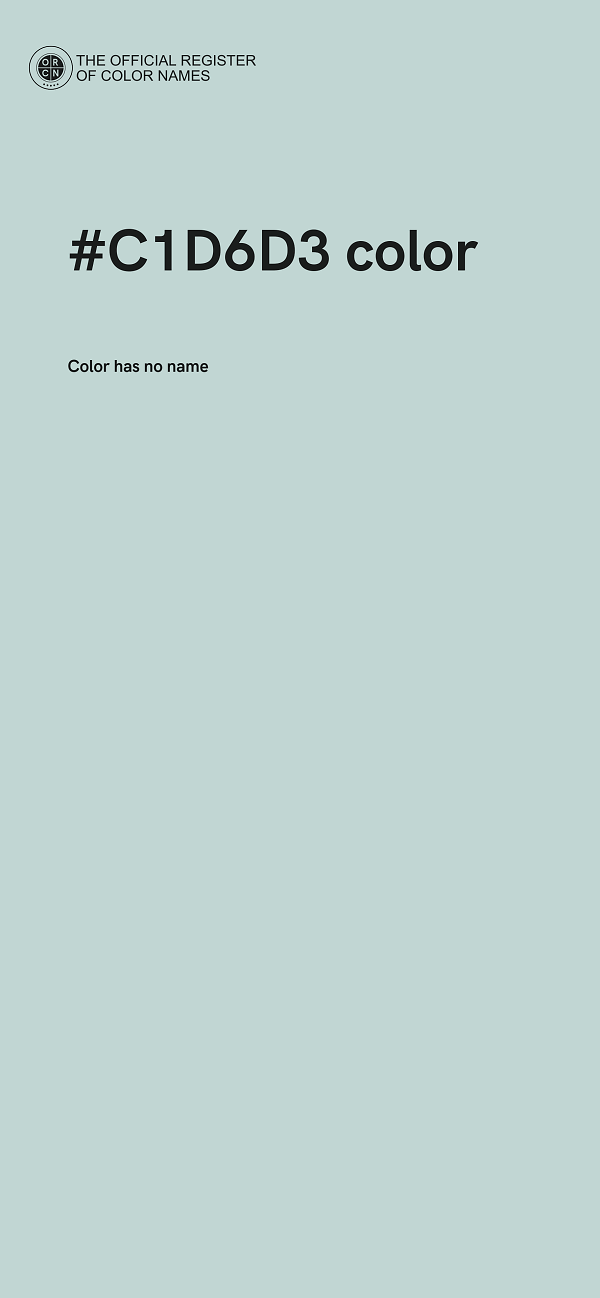 #C1D6D3 color image