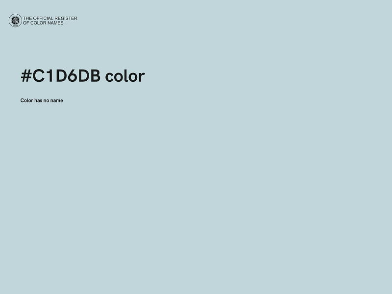 #C1D6DB color image