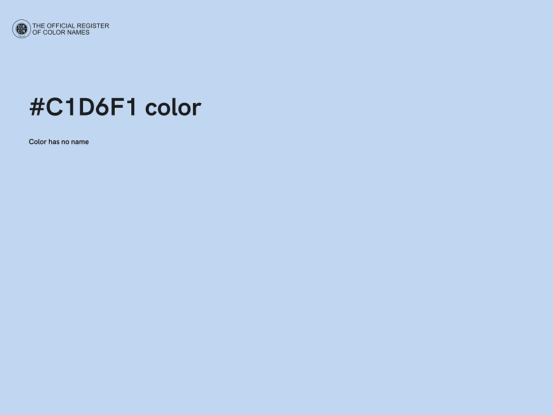 #C1D6F1 color image