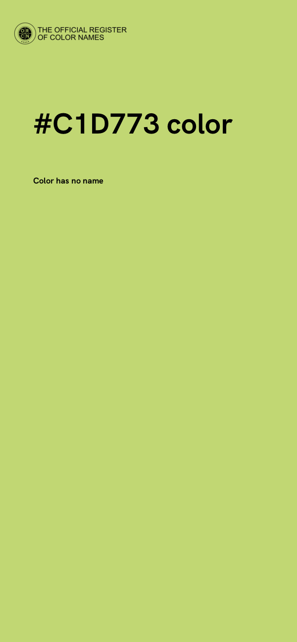 #C1D773 color image