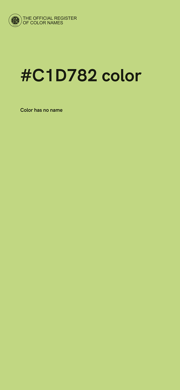 #C1D782 color image