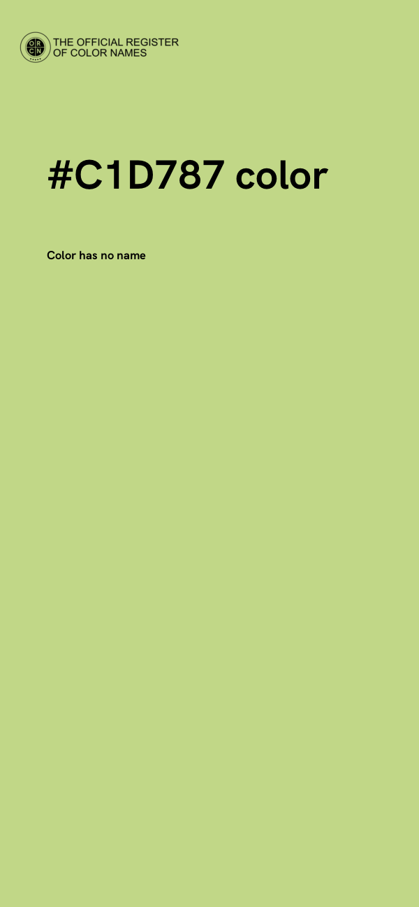 #C1D787 color image