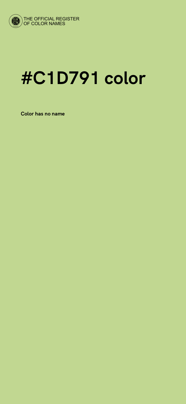 #C1D791 color image