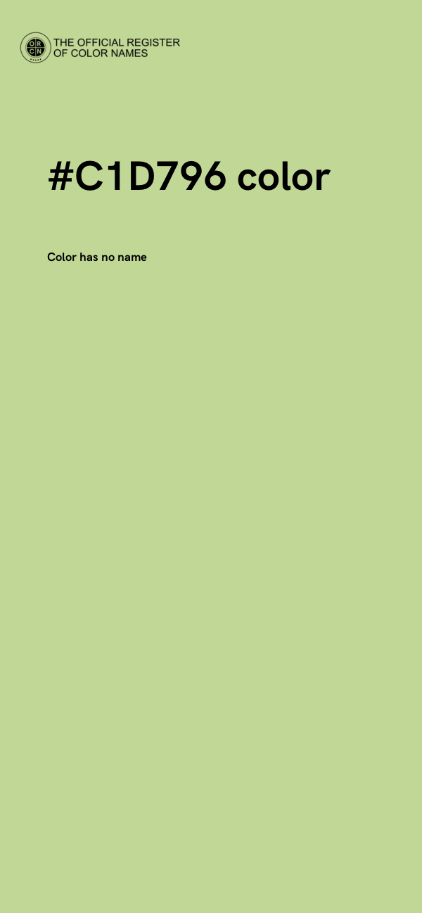 #C1D796 color image