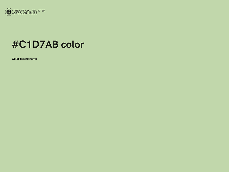 #C1D7AB color image