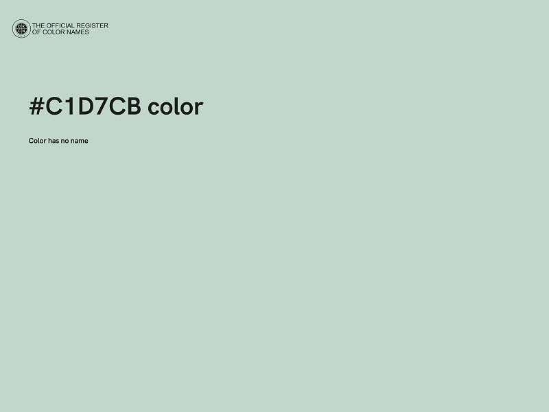 #C1D7CB color image