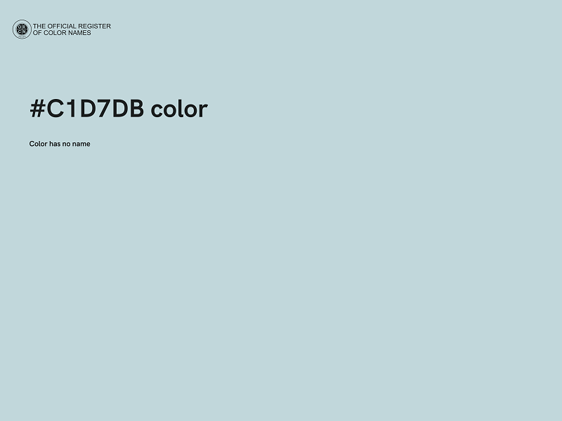 #C1D7DB color image