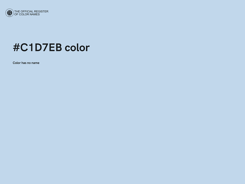 #C1D7EB color image