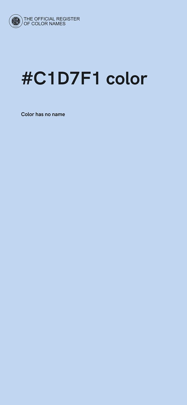 #C1D7F1 color image