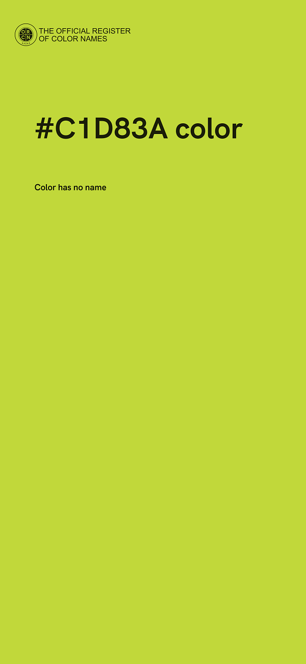 #C1D83A color image