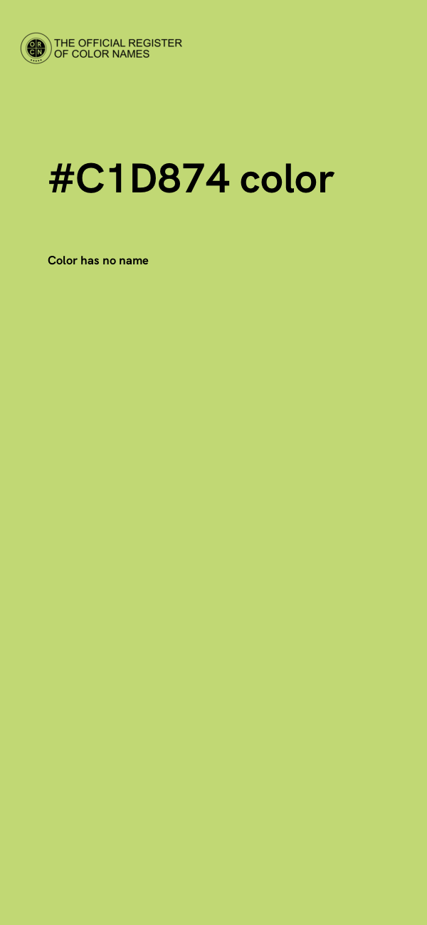 #C1D874 color image
