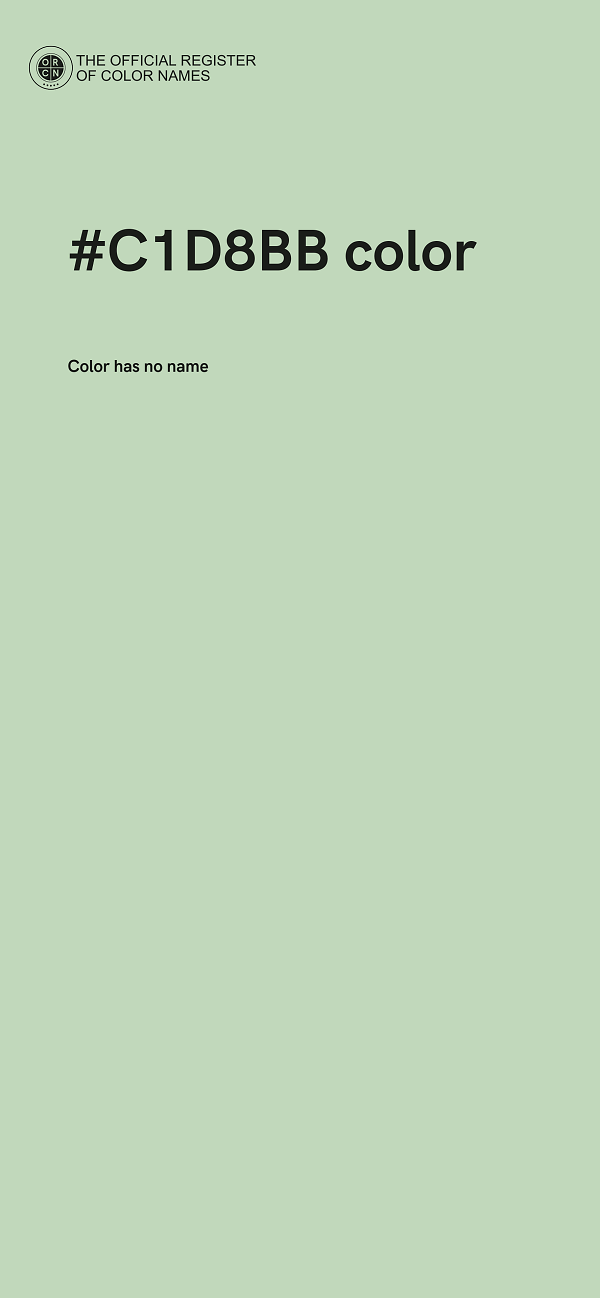 #C1D8BB color image