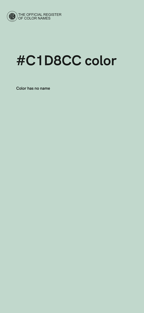 #C1D8CC color image