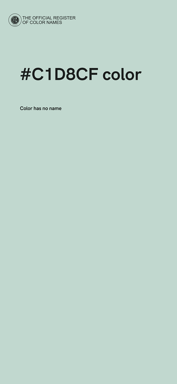 #C1D8CF color image