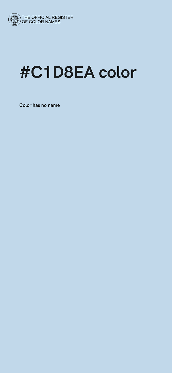 #C1D8EA color image