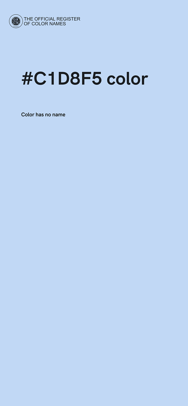 #C1D8F5 color image