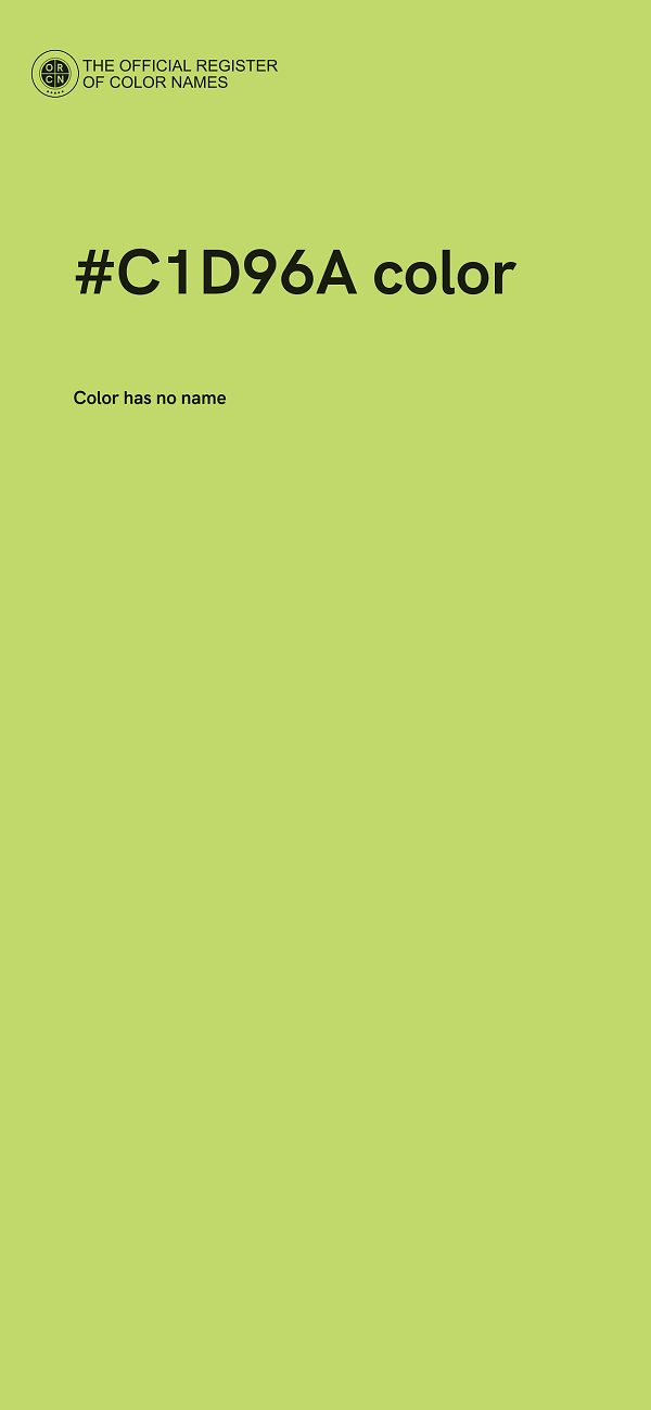 #C1D96A color image