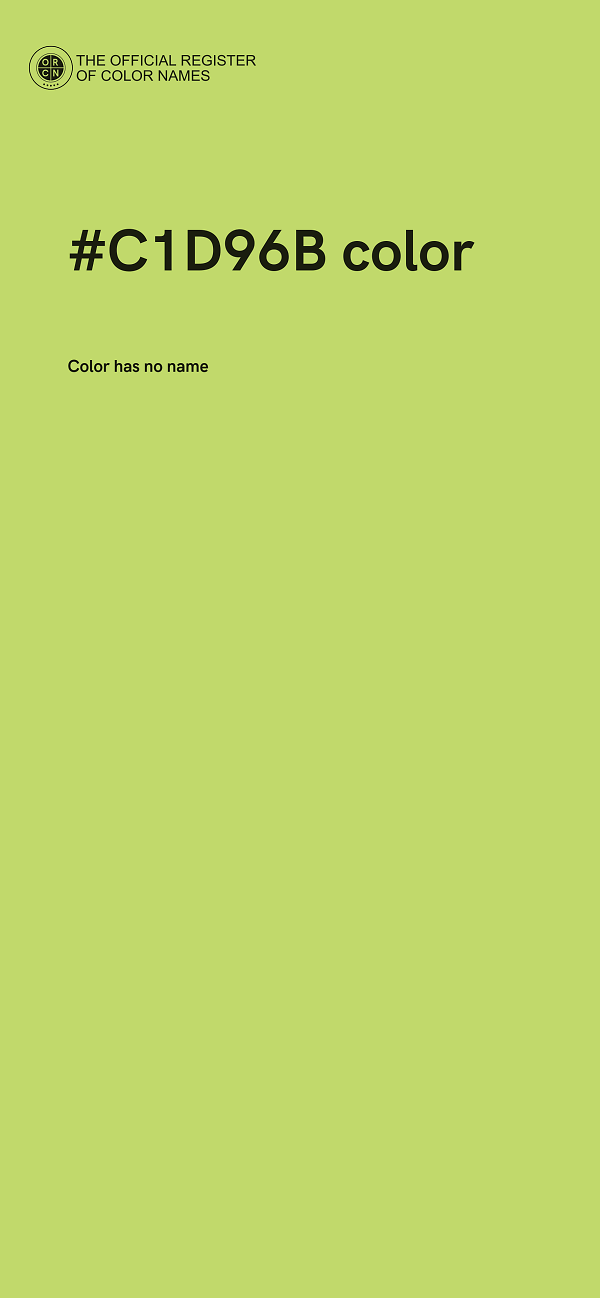 #C1D96B color image