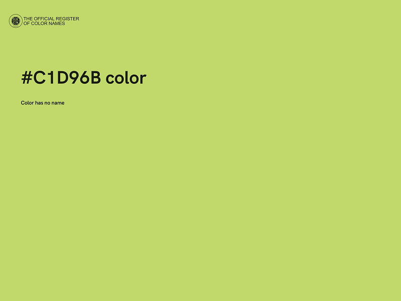 #C1D96B color image