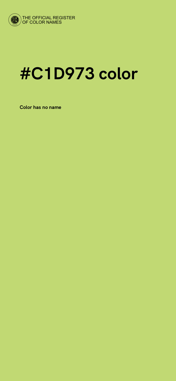 #C1D973 color image
