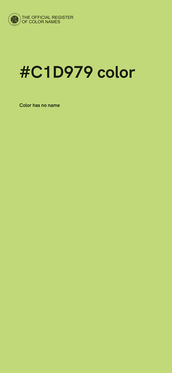 #C1D979 color image