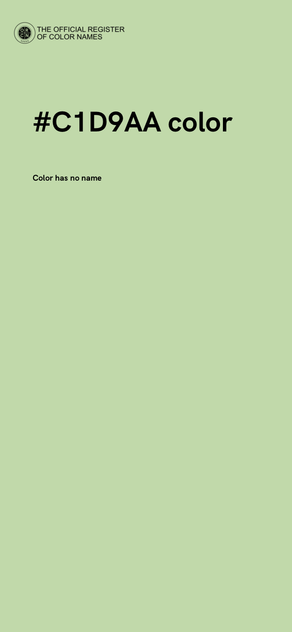 #C1D9AA color image