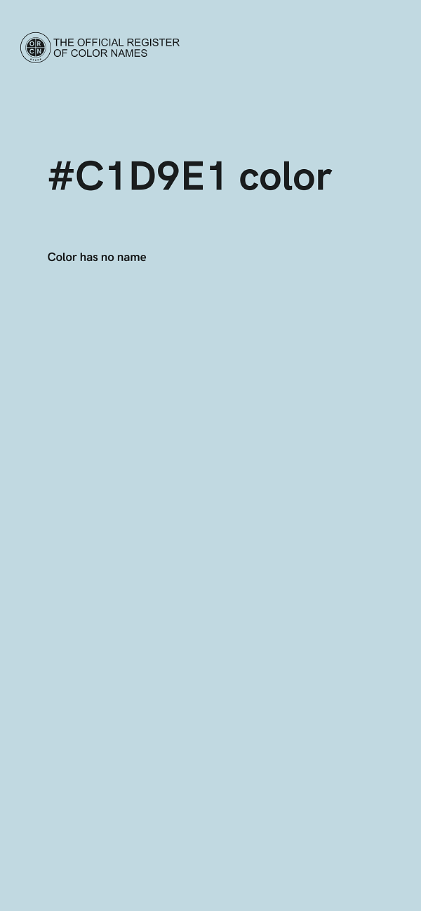 #C1D9E1 color image