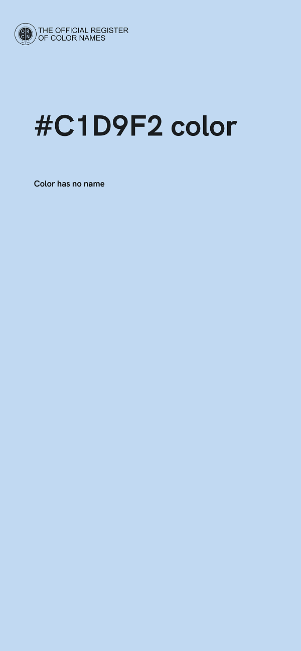 #C1D9F2 color image