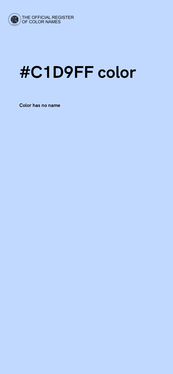 #C1D9FF color image