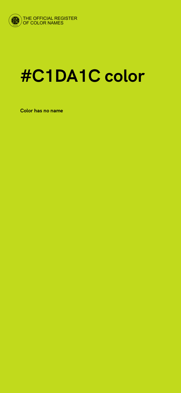 #C1DA1C color image