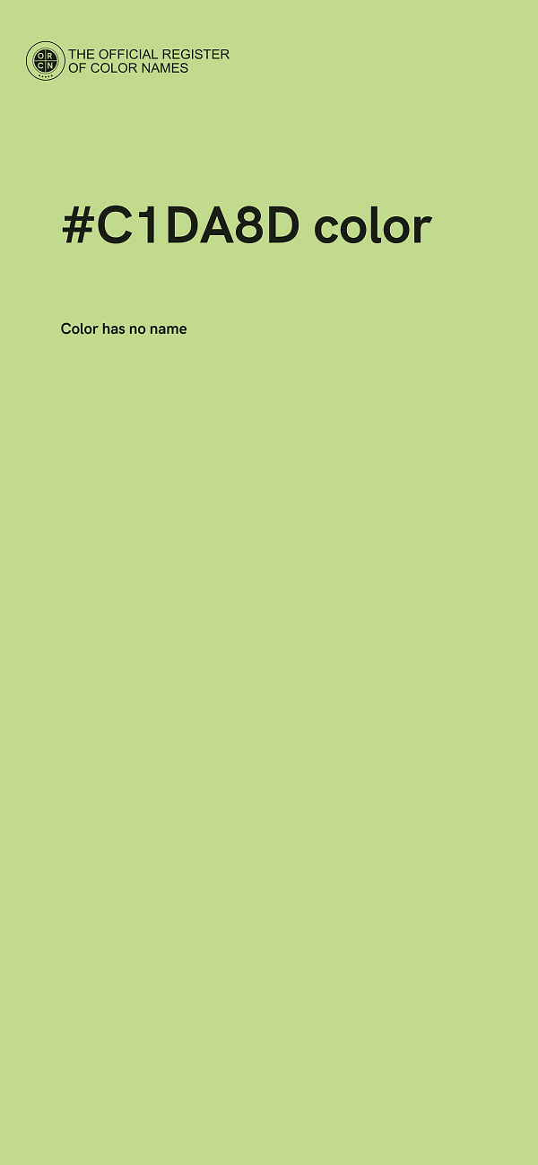 #C1DA8D color image