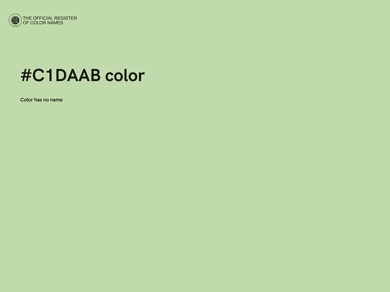 #C1DAAB color image