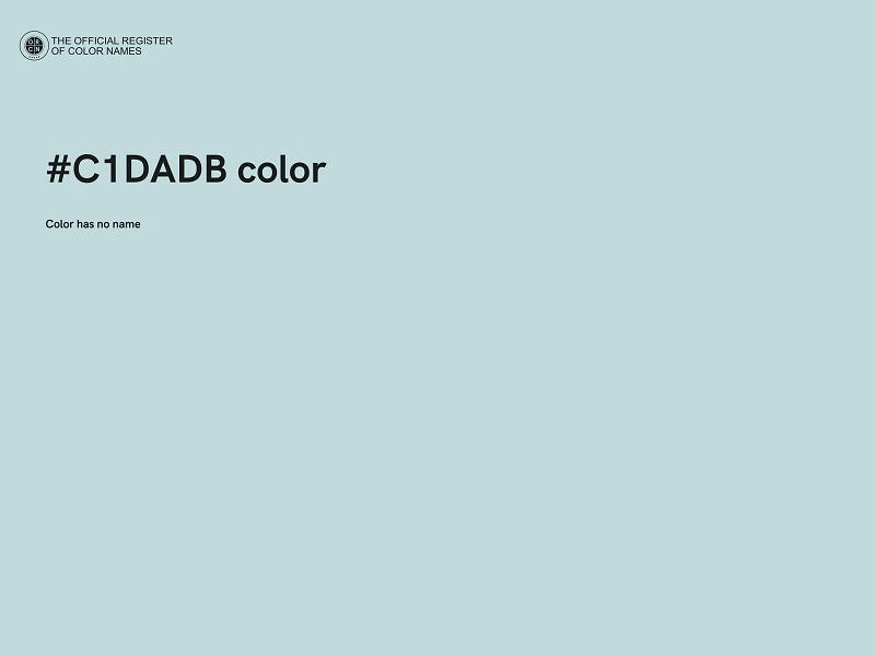 #C1DADB color image