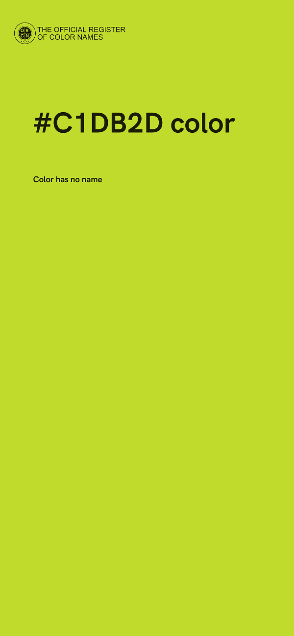 #C1DB2D color image