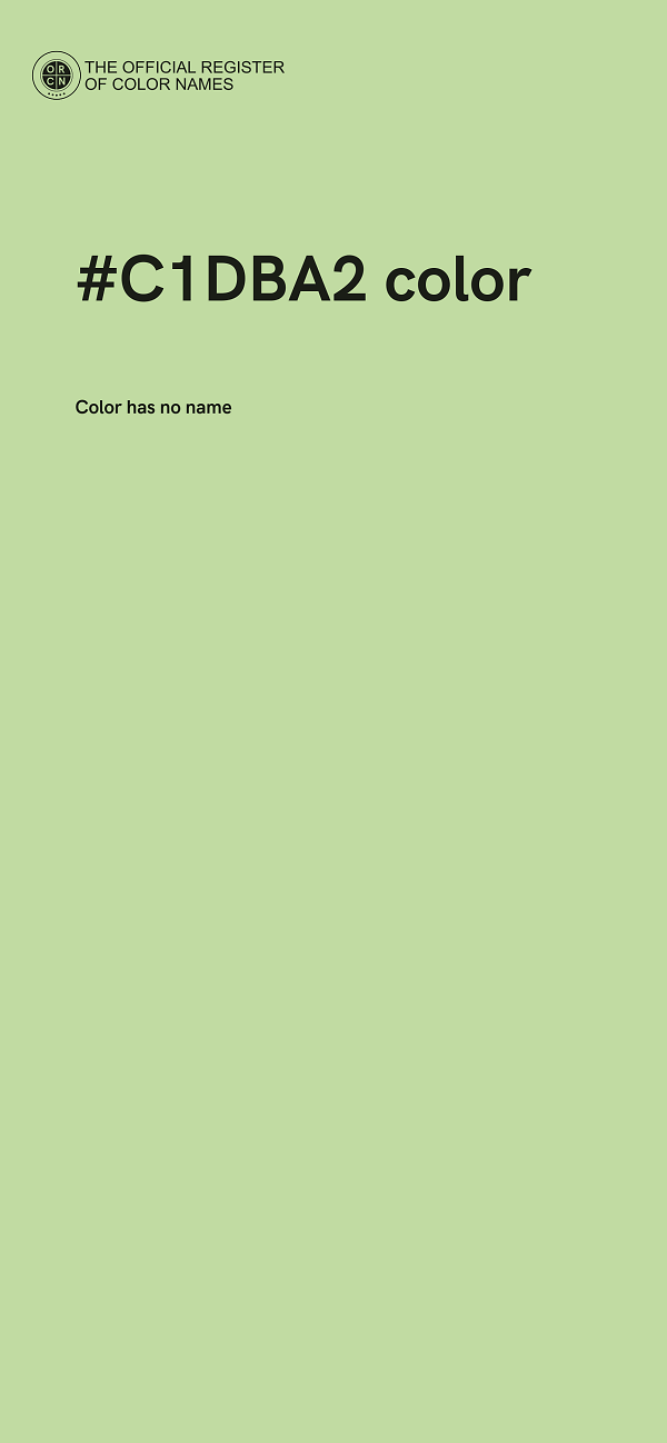 #C1DBA2 color image