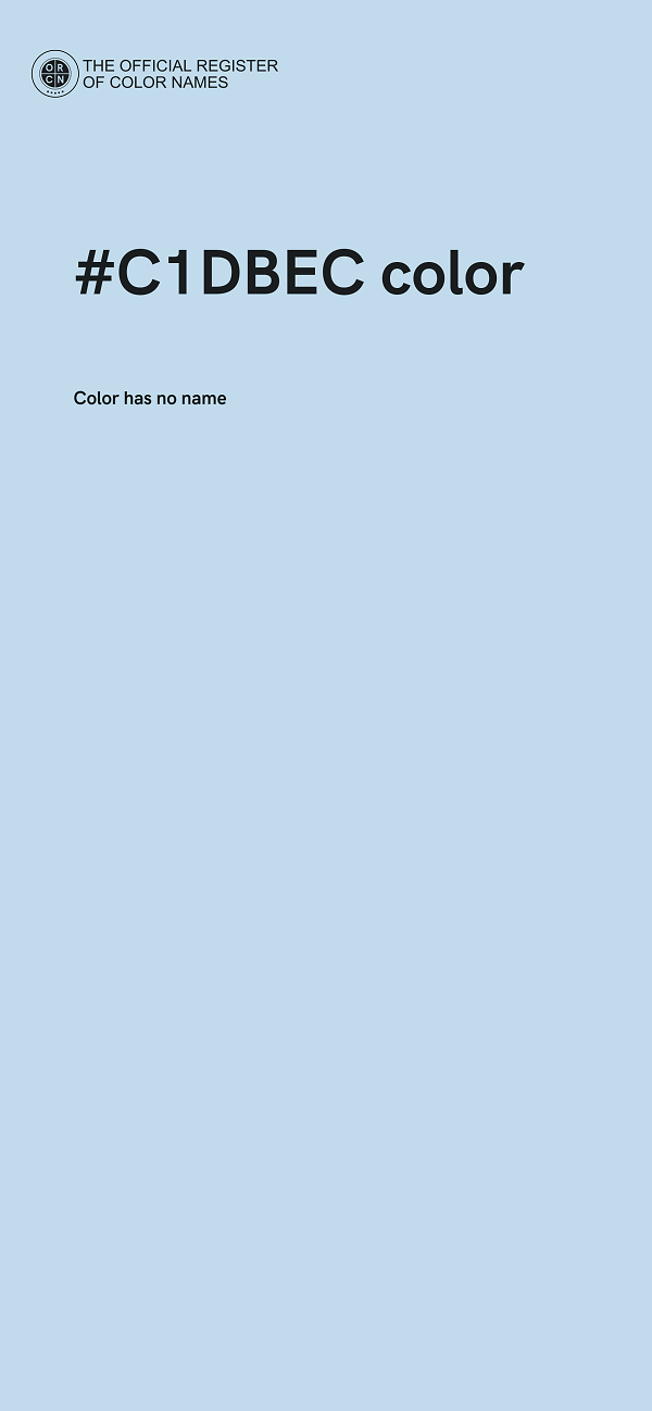 #C1DBEC color image