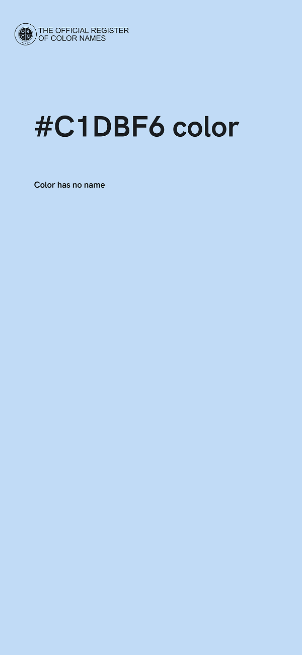 #C1DBF6 color image