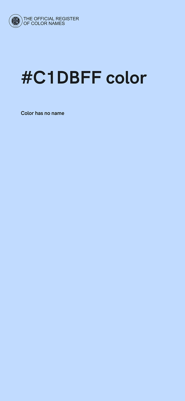 #C1DBFF color image