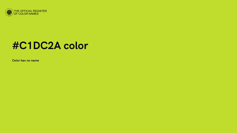 #C1DC2A color image