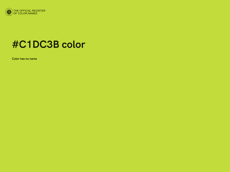 #C1DC3B color image