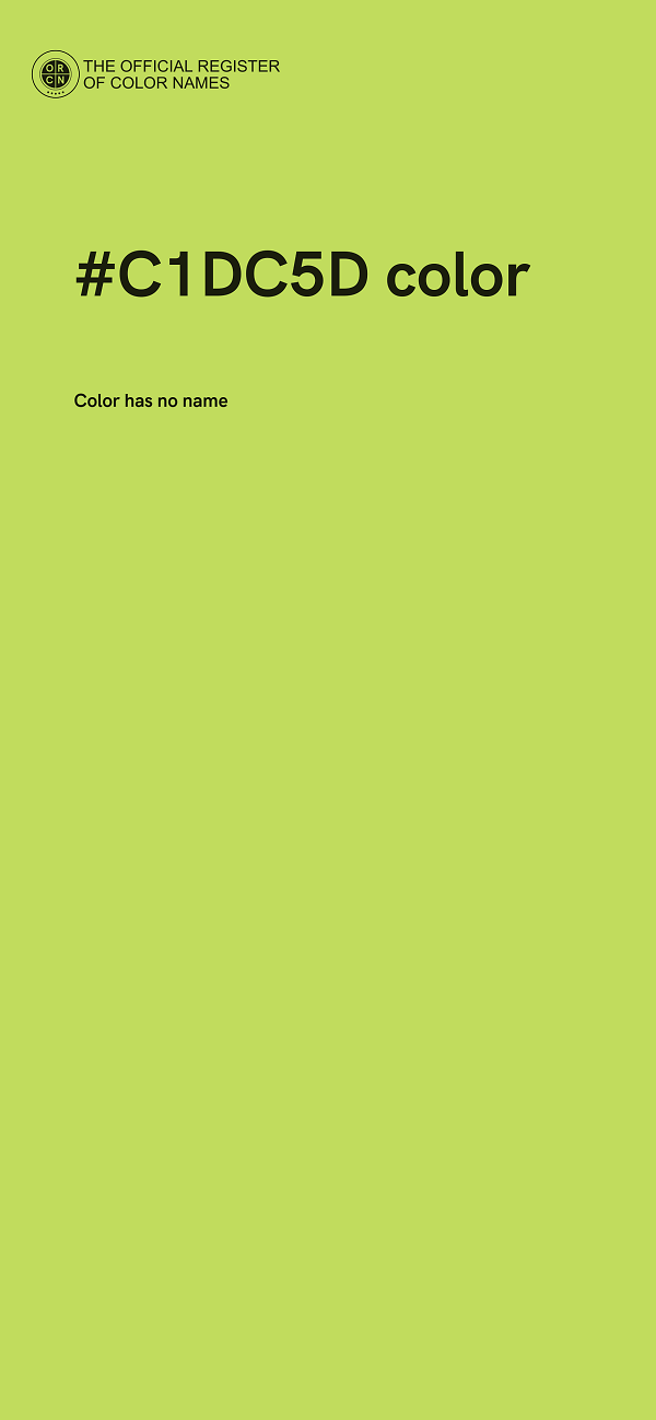 #C1DC5D color image