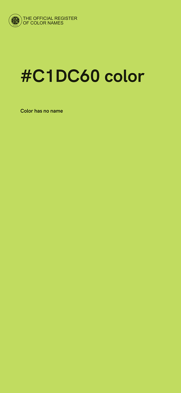 #C1DC60 color image