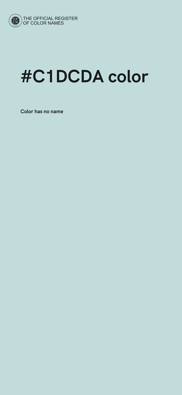 #C1DCDA color image