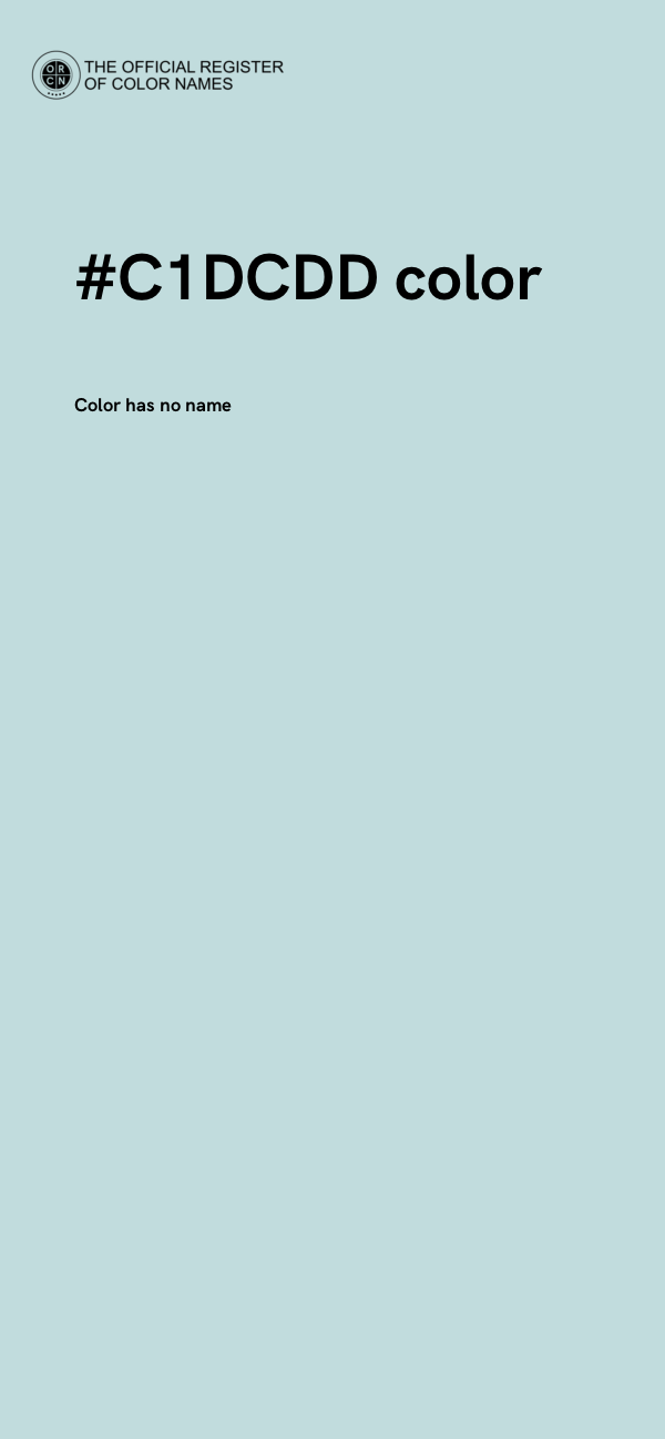 #C1DCDD color image